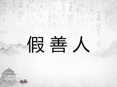 假善人