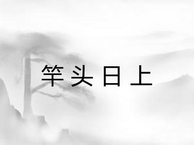 竿头日上