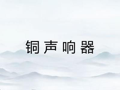 铜声响器