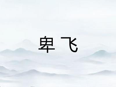 卑飞
