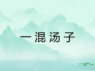 一混汤子