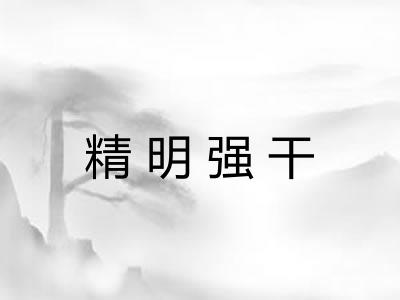 精明强干