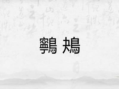 鸋鴂