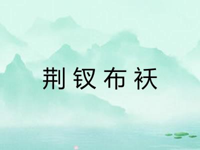 荆钗布袄