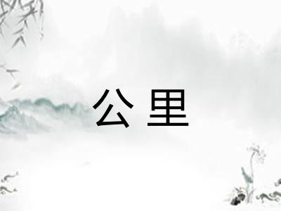 公里