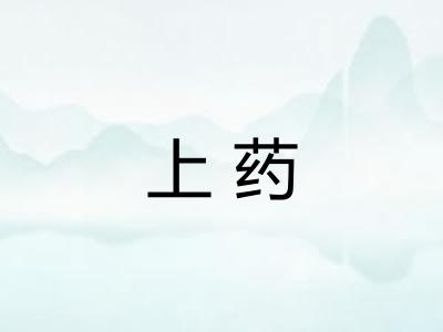 上药