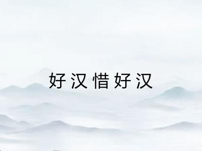好汉惜好汉