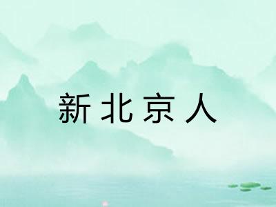 新北京人