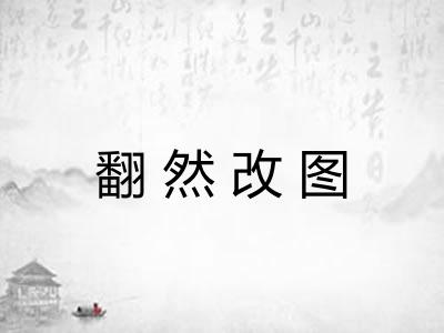 翻然改图