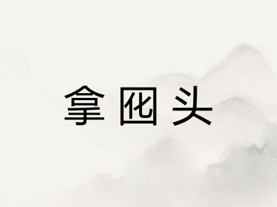 拿囮头