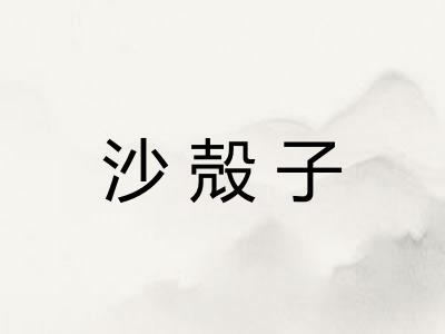 沙殻子