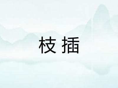 枝插