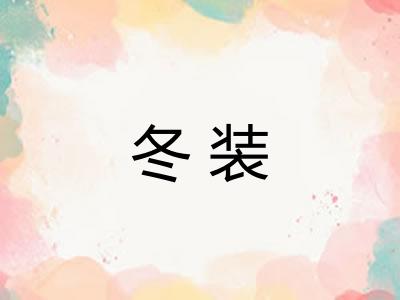 冬装