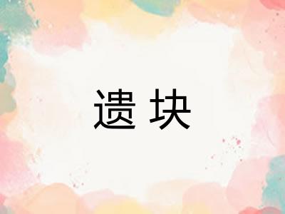 遗块