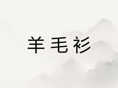 羊毛衫