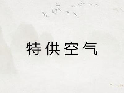 特供空气