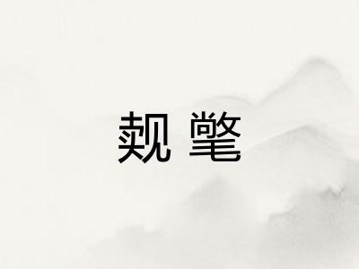 觌氅