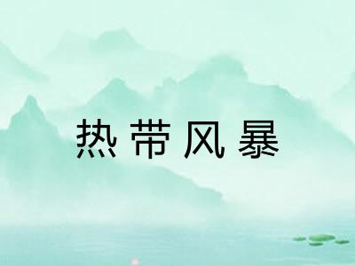 热带风暴