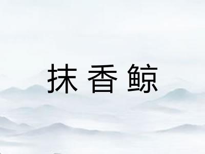 抹香鲸