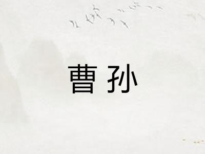曹孙
