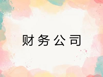 财务公司
