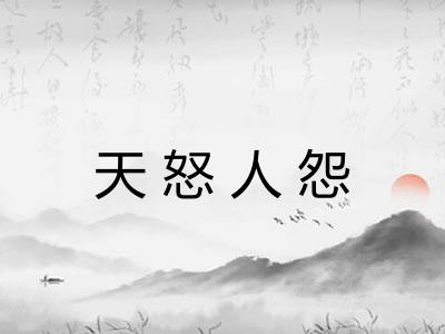 天怒人怨