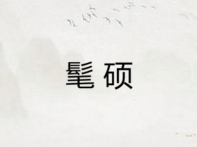 髦硕