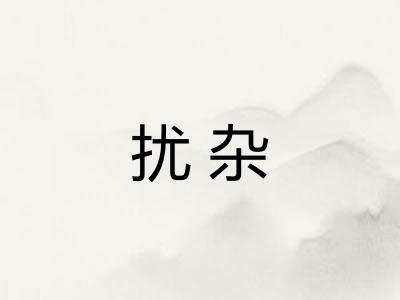 扰杂