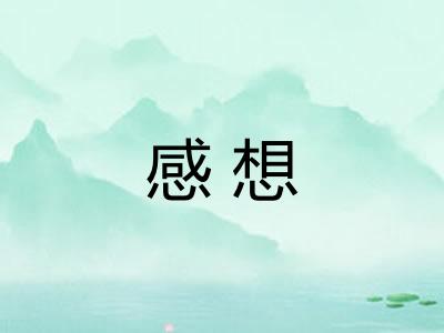 感想
