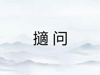 擿问