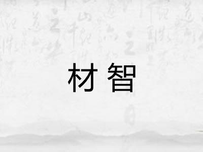材智