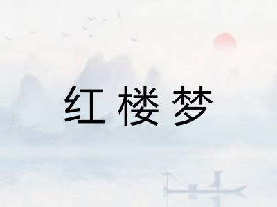 红楼梦