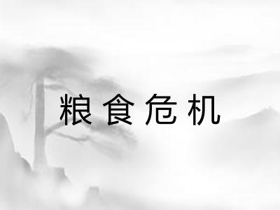 粮食危机