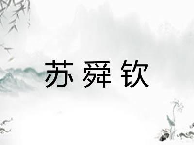 苏舜钦