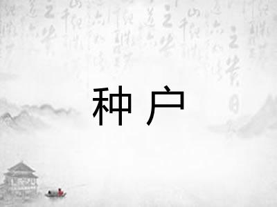 种户