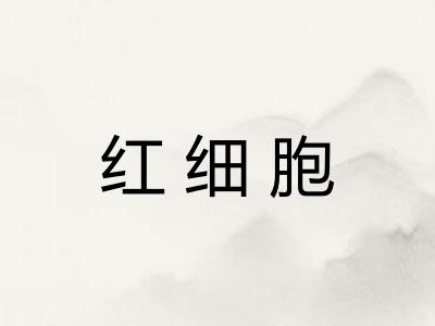 红细胞