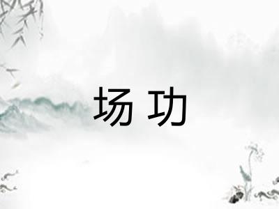 场功