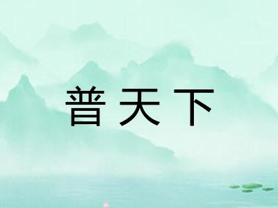 普天下