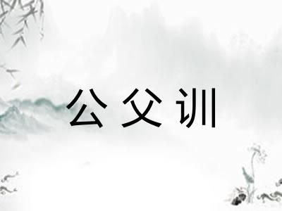 公父训