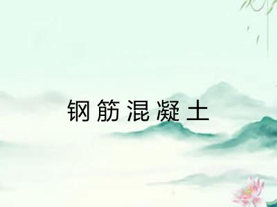 钢筋混凝土
