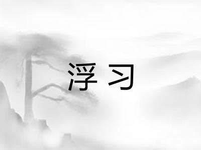 浮习