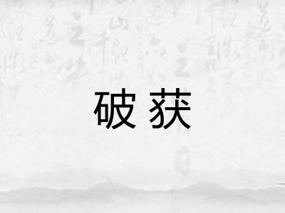破获