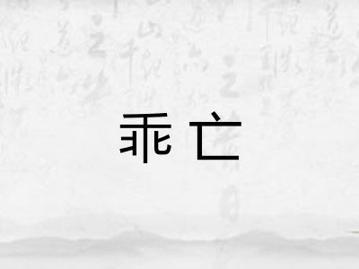 乖亡