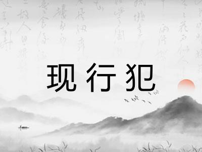 现行犯