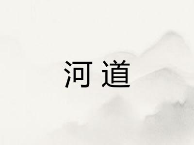 河道
