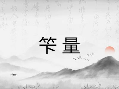 笇量