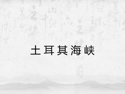 土耳其海峡