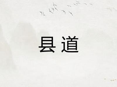 县道
