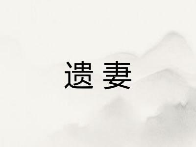 遗妻