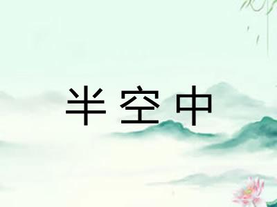 半空中